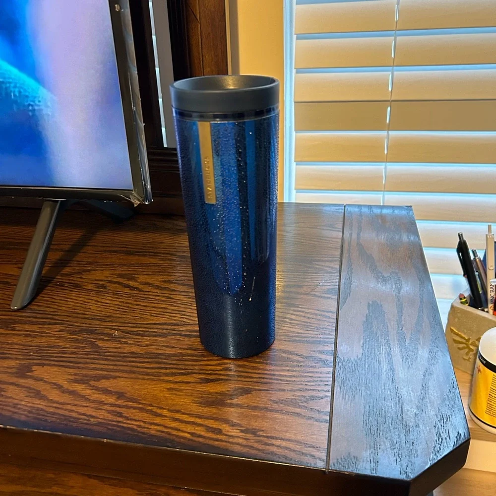 Starbucks Blue Tumbler 16 Fl Oz (see Description)